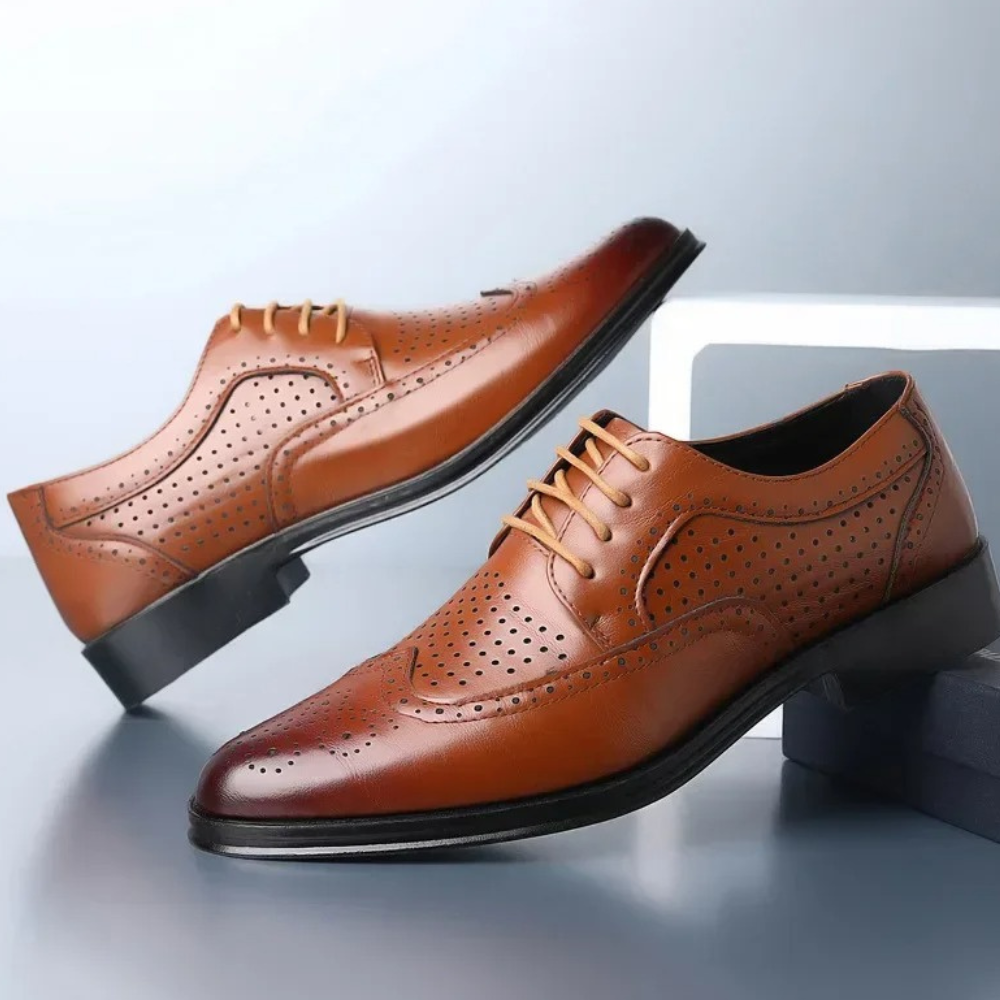Leren Oxford-schoenen voor heren