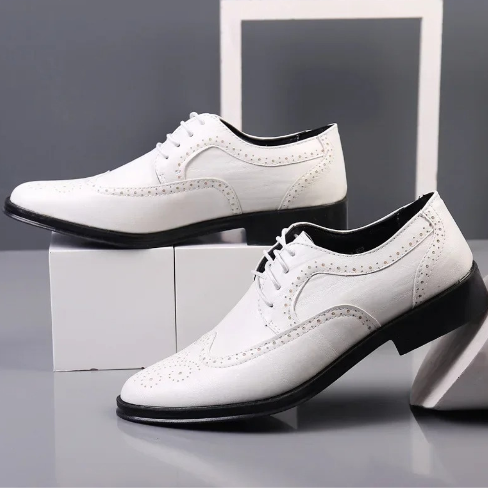 Leren Oxford-schoenen voor heren