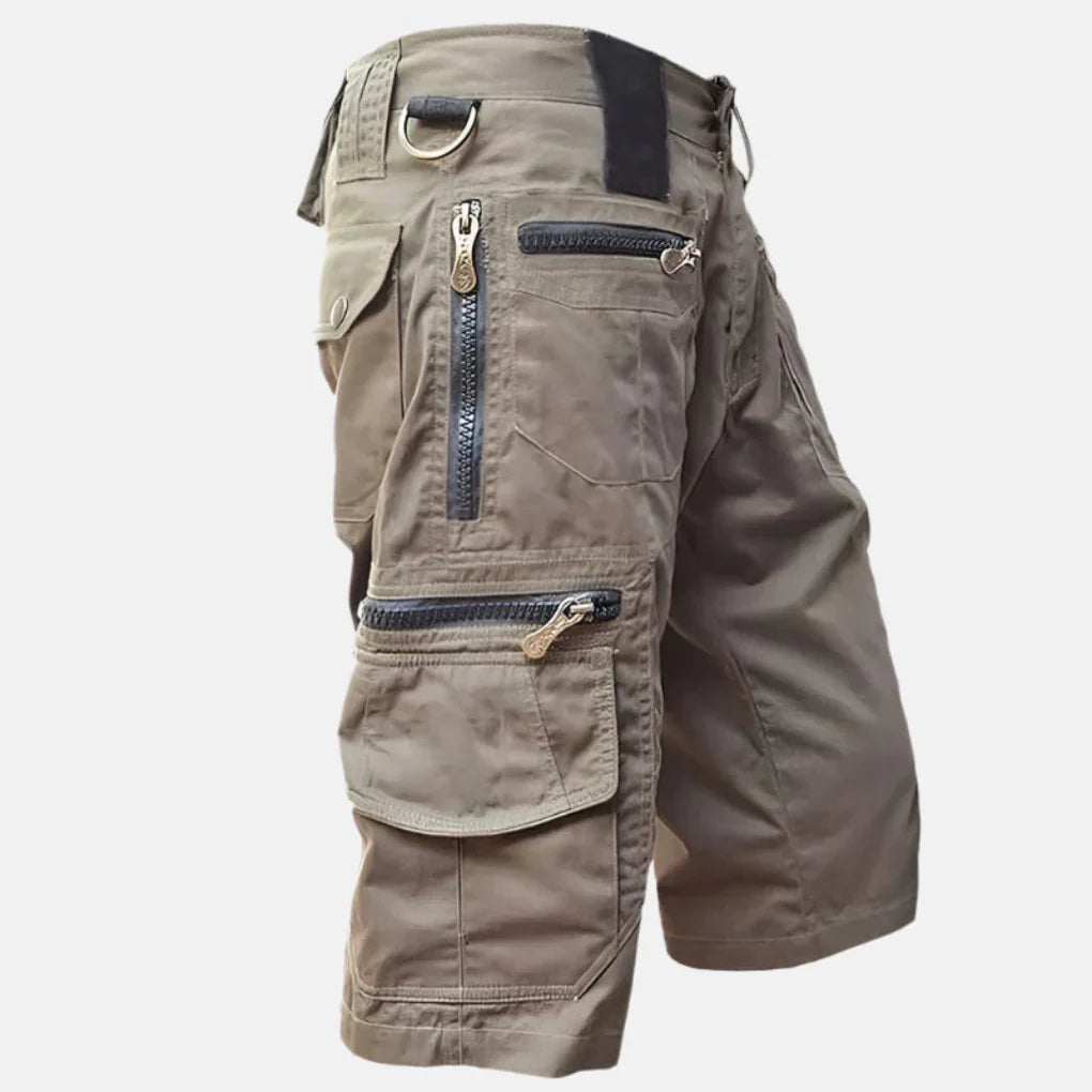 Cargoshorts voor heren met knielange pasvorm