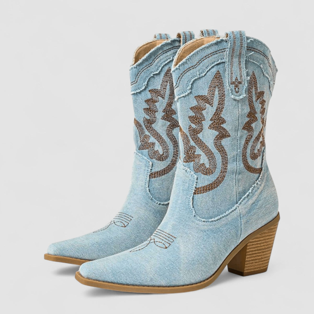 Comfortabele Western Style Enkellaarsjes voor Dames