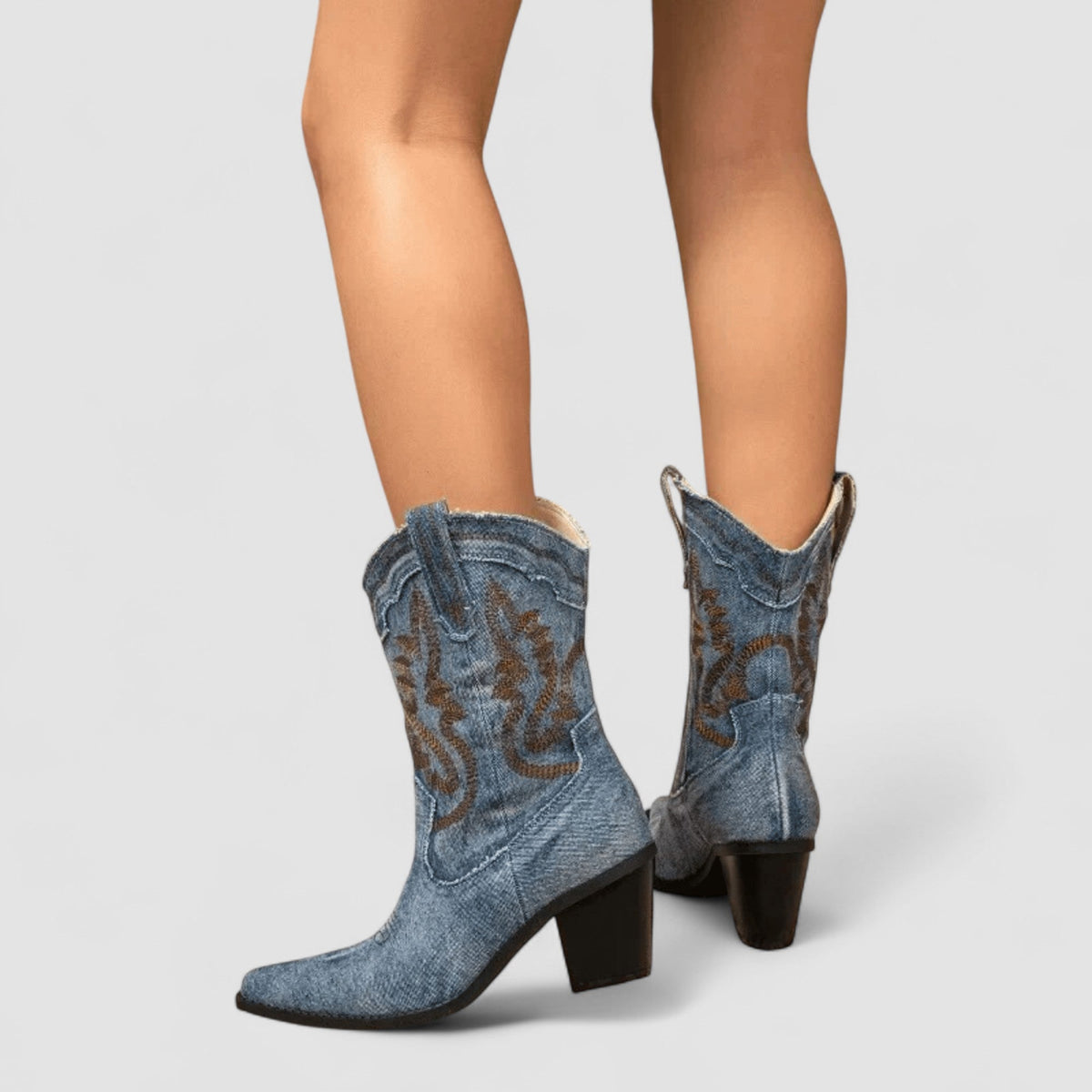 Comfortabele Western Style Enkellaarsjes voor Dames