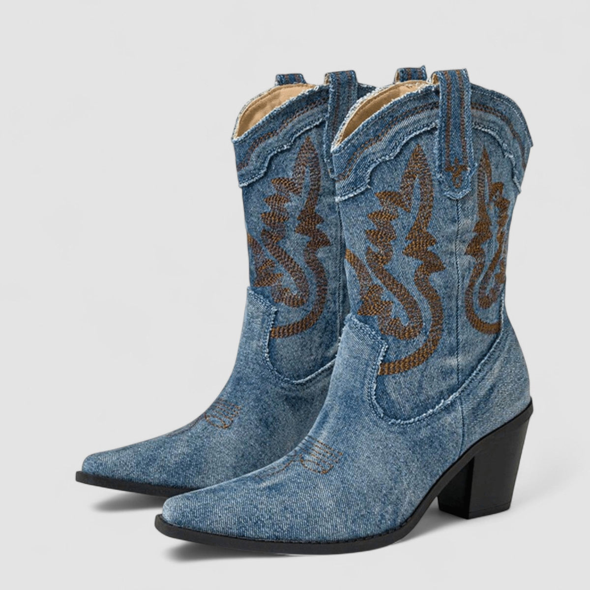 Comfortabele Western Style Enkellaarsjes voor Dames