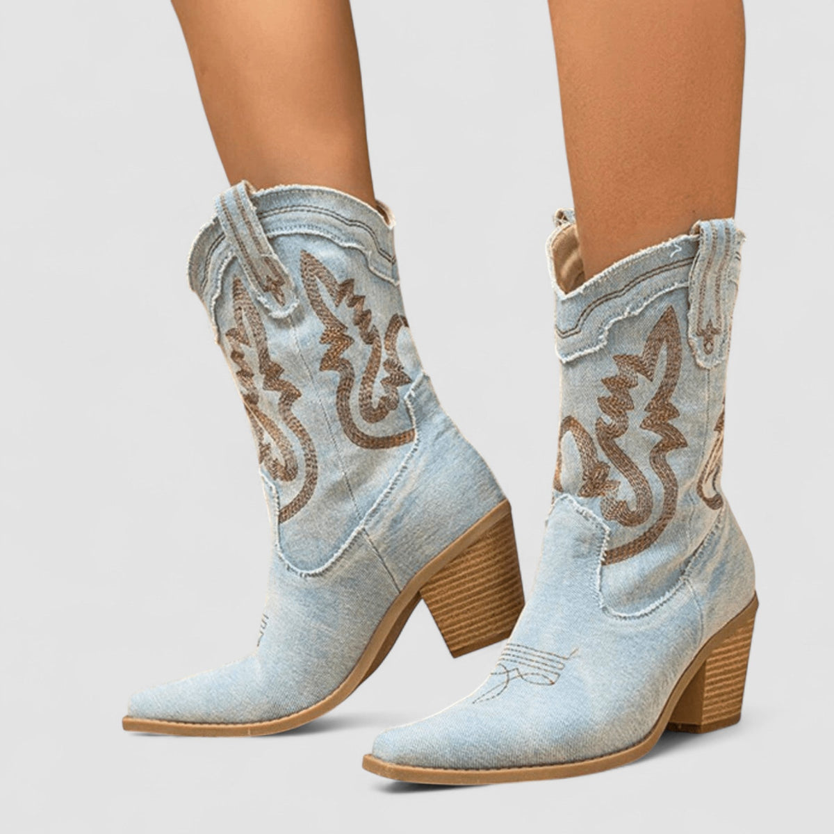 Comfortabele Western Style Enkellaarsjes voor Dames