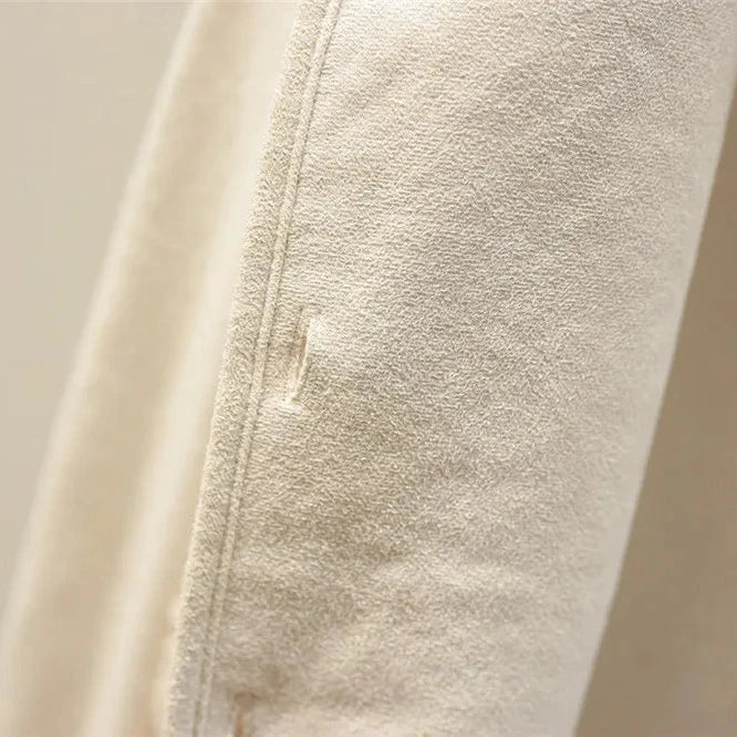 Vrouwen Zachte Warme Fleece Cardigan met Zakken