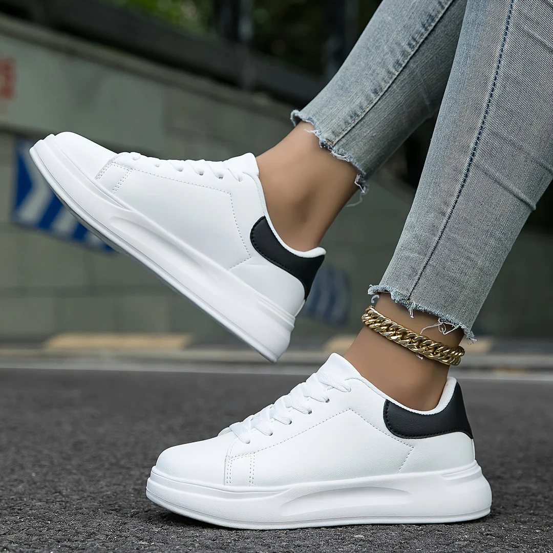 Dames Comfortabele Sneakers met Veters En Dempende Zool