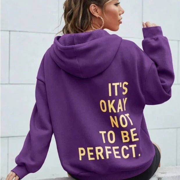 Oversized Zachte Dames Hoodie met Capuchon