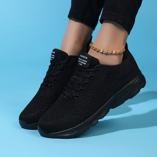 Lichtgewicht Mesh Sneakers Met Veters Voor Dames