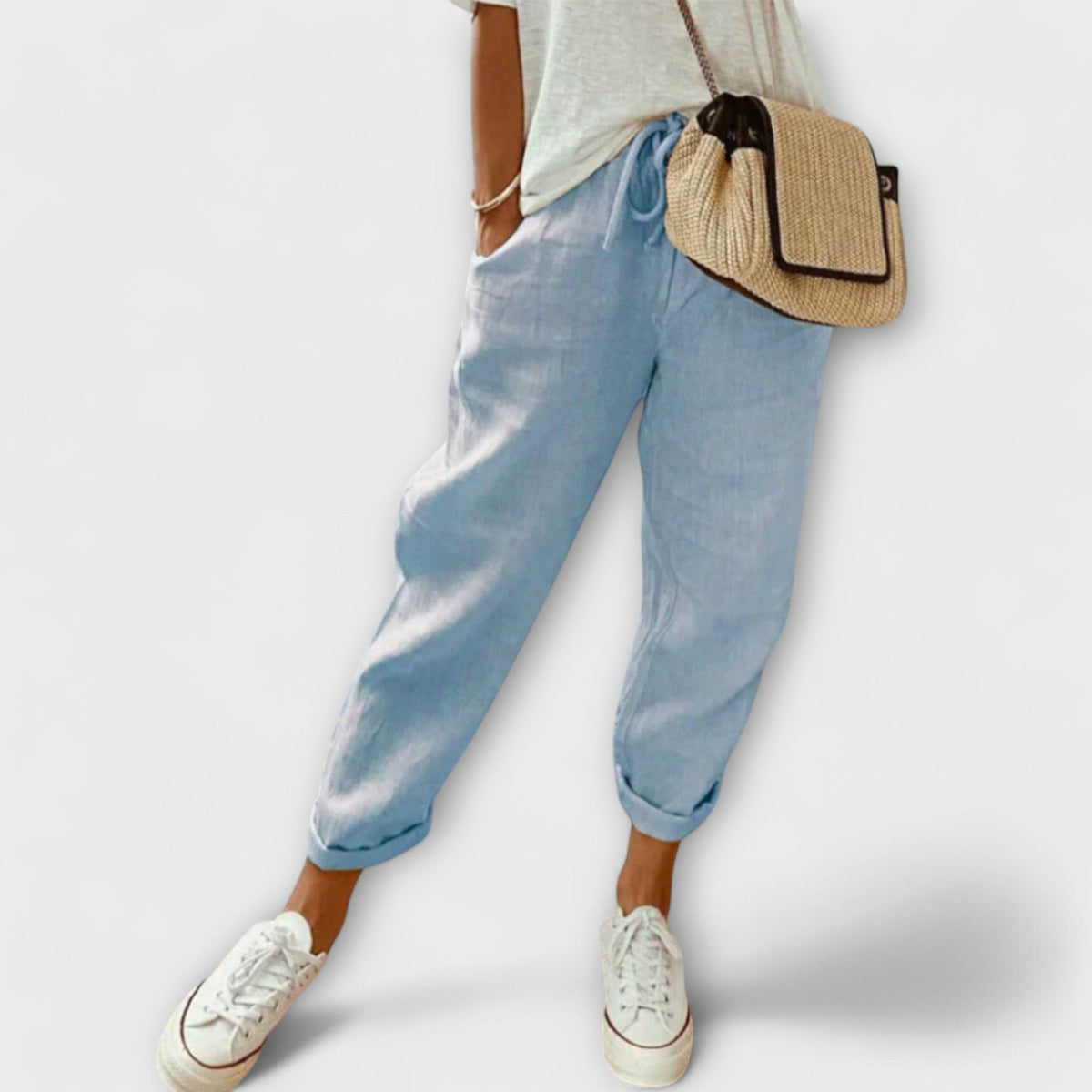 Pantaloni Bianca