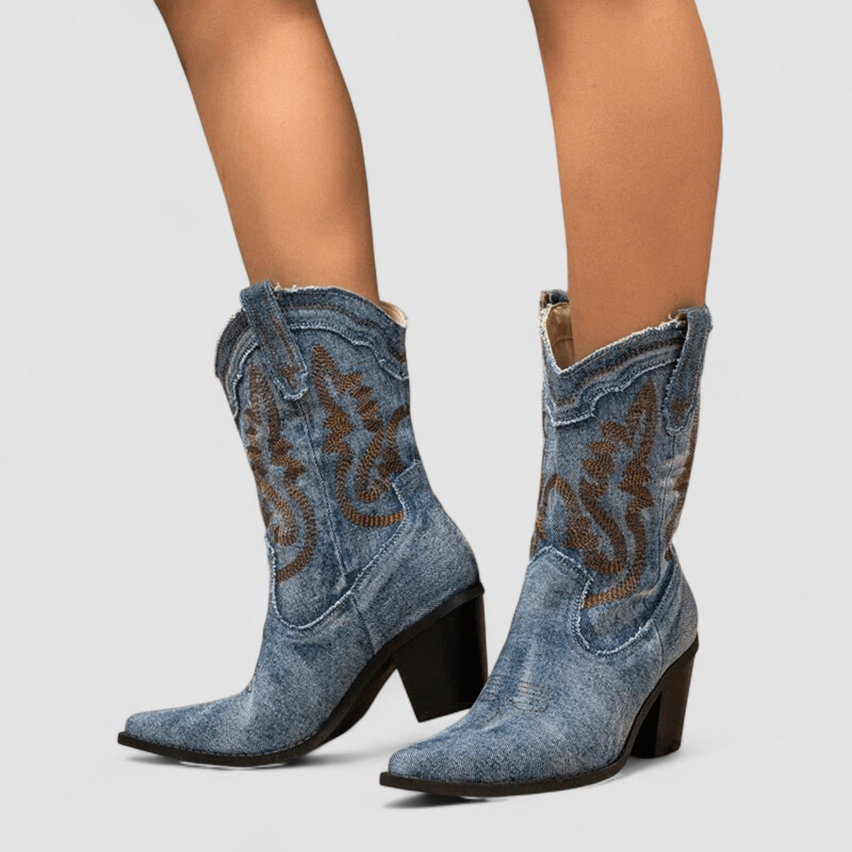 Comfortabele Western Style Enkellaarsjes voor Dames