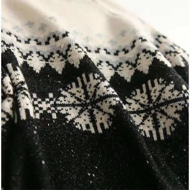 Warme Zachte Elegante Dames Trui Met Hoge Coltrui
