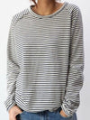 Annabela | Gestreepte Casual Longsleeve Shirt