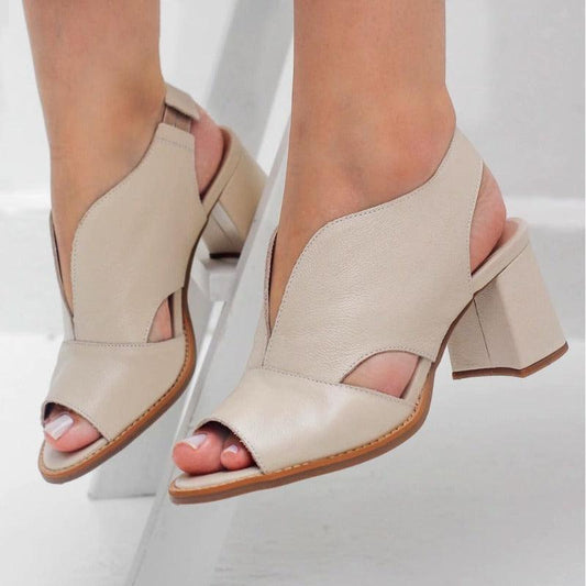 Maggi | Elegante Blokhak Sandalen