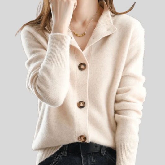 Comfortabele Cardigan voor Dames met Knoopsluiting