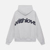 Warme Herfsthoodie met Rugprint – Love