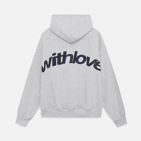 Warme Herfsthoodie met Rugprint – Love