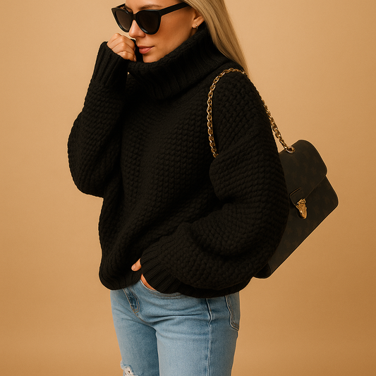 Oversized Gebreide Coltrui Voor Dames